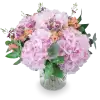 A bouquet of hydrangeas